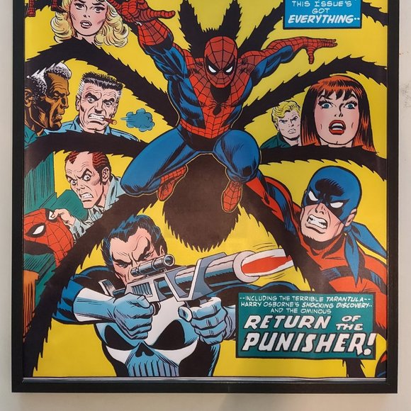 Amazing Spider-Man 135 Comic Cover Silk canvas Fabric Poster (24" x 36" approx) - Picture 2 of 2